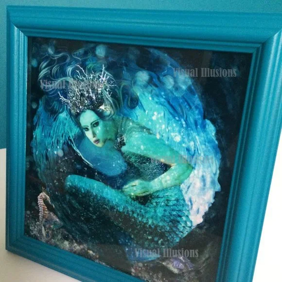 Ancient Sea Goddess Seven framed metallic print direct from artist - Picture 1 of 1